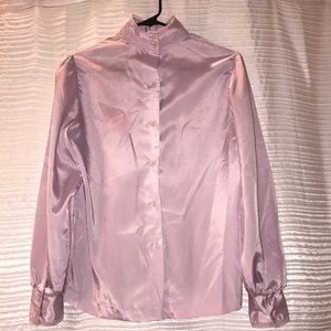 Vintage button up blouse top